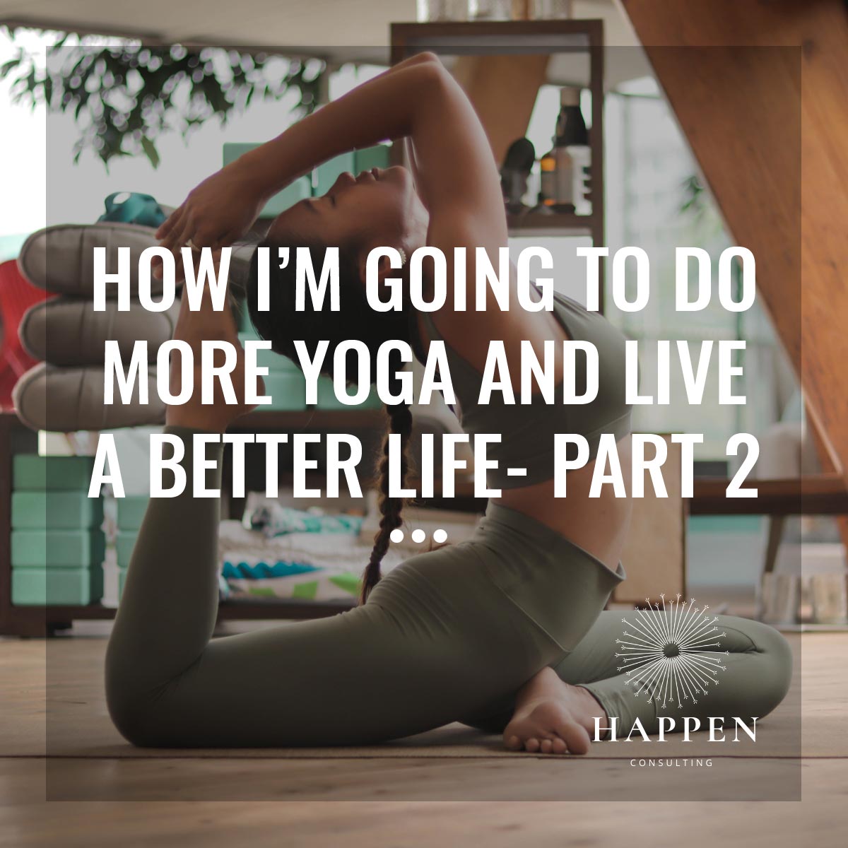 Photo of a woman doing yoga