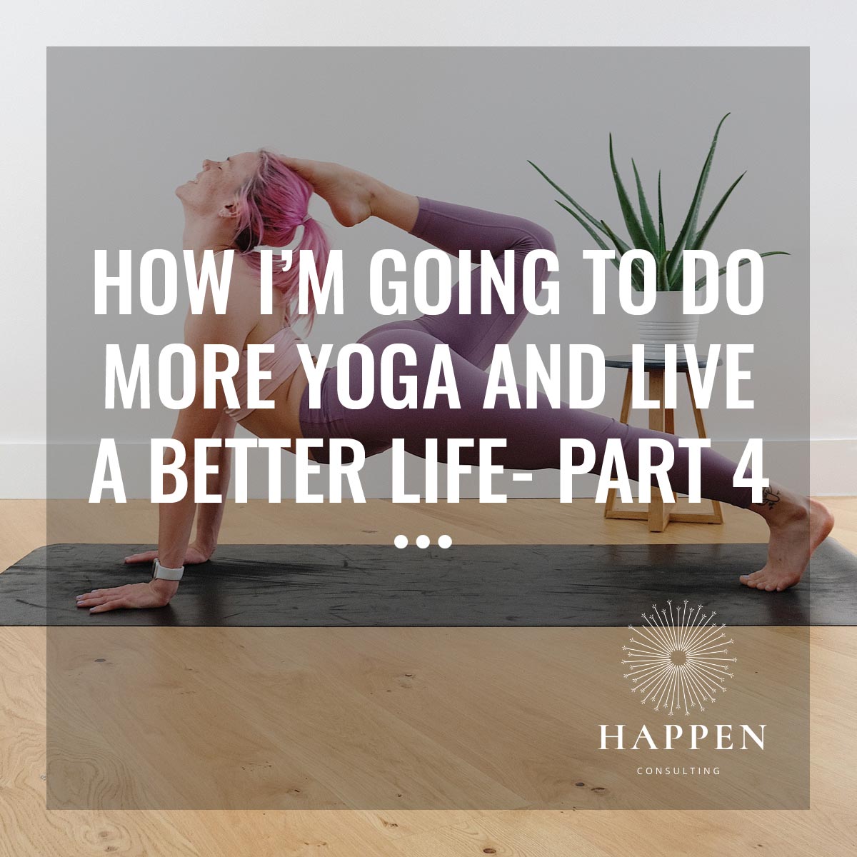 Photo of a woman doing yoga