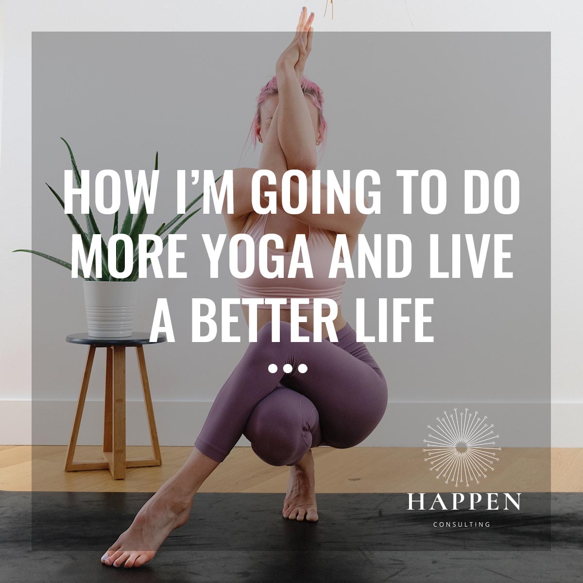 Photo of a woman doing yoga